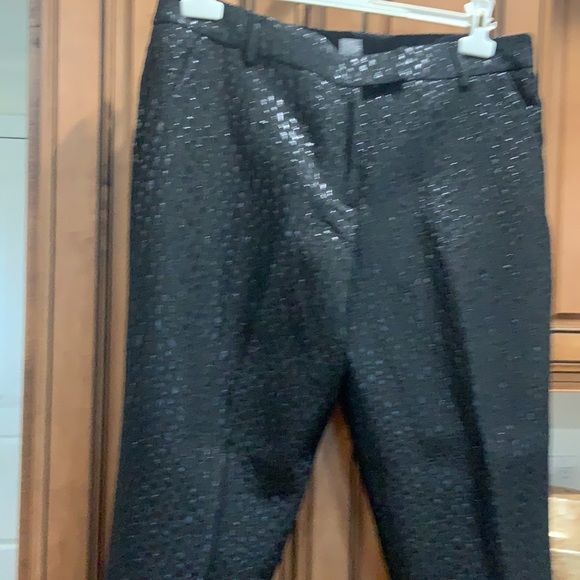 PerSe black pants w shimmery pattern size 14 - Picture 5 of 6